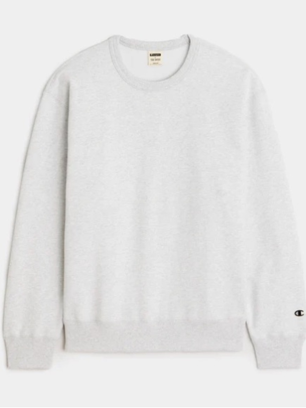 Todd Snyder x Champion Men's Crewneck Sweatshirt - Light Gray